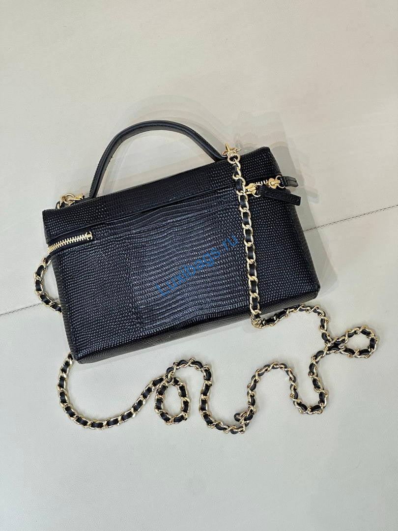 chanel vanity with chain ap5195 lizard-patterned skin calfskin black 14 Chanel Vanity with chain AP5195 Lizard-patterned skin Calfskin Black | chanel vanity with chain ap5195 lizard patterned skin calfskin 30