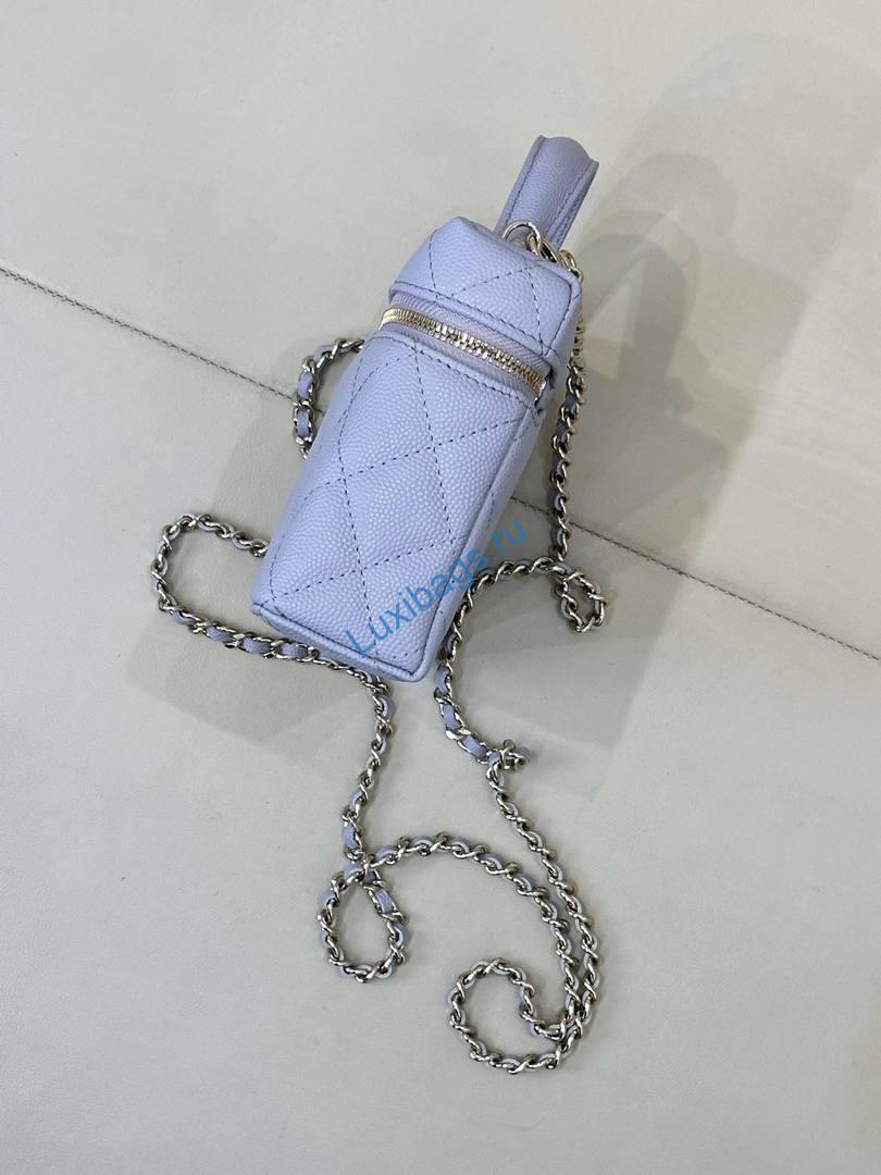 Chanel Vanity with Chain Lambskin AP4385 Light Purple | chanel vanity with chain lambskin ap4385 24