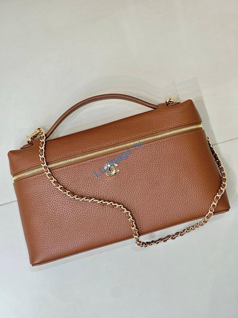 Chanel Extra large Vanity with chain AP6743 Brown | extra large vanity with chain ap6743 brown 04