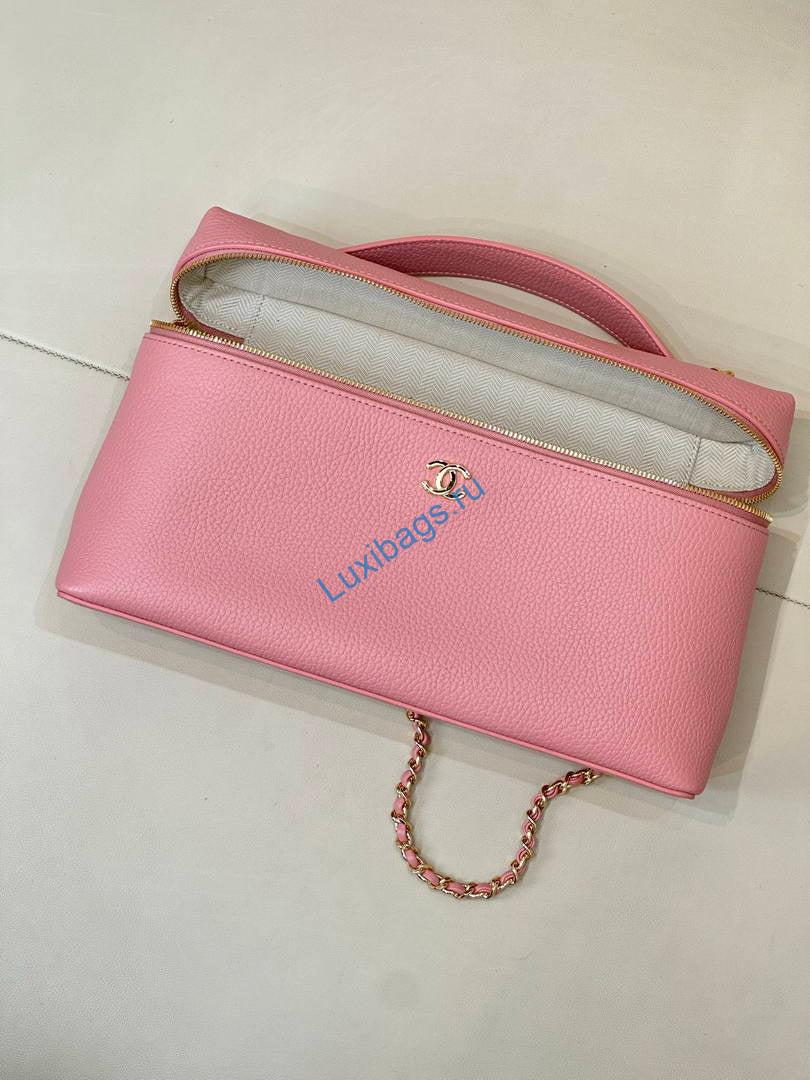 chanel extra large vanity with chain ap6743 pink 7 Chanel Extra large Vanity with chain AP6743 PINK | extra large vanity with chain ap6743 pink 08