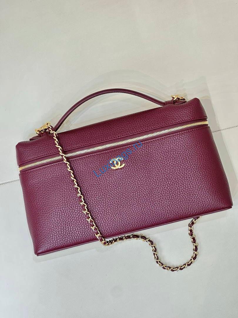Chanel Extra large Vanity with chain AP6743 Wine Red | extra large vanity with chain ap6743 wine red 22