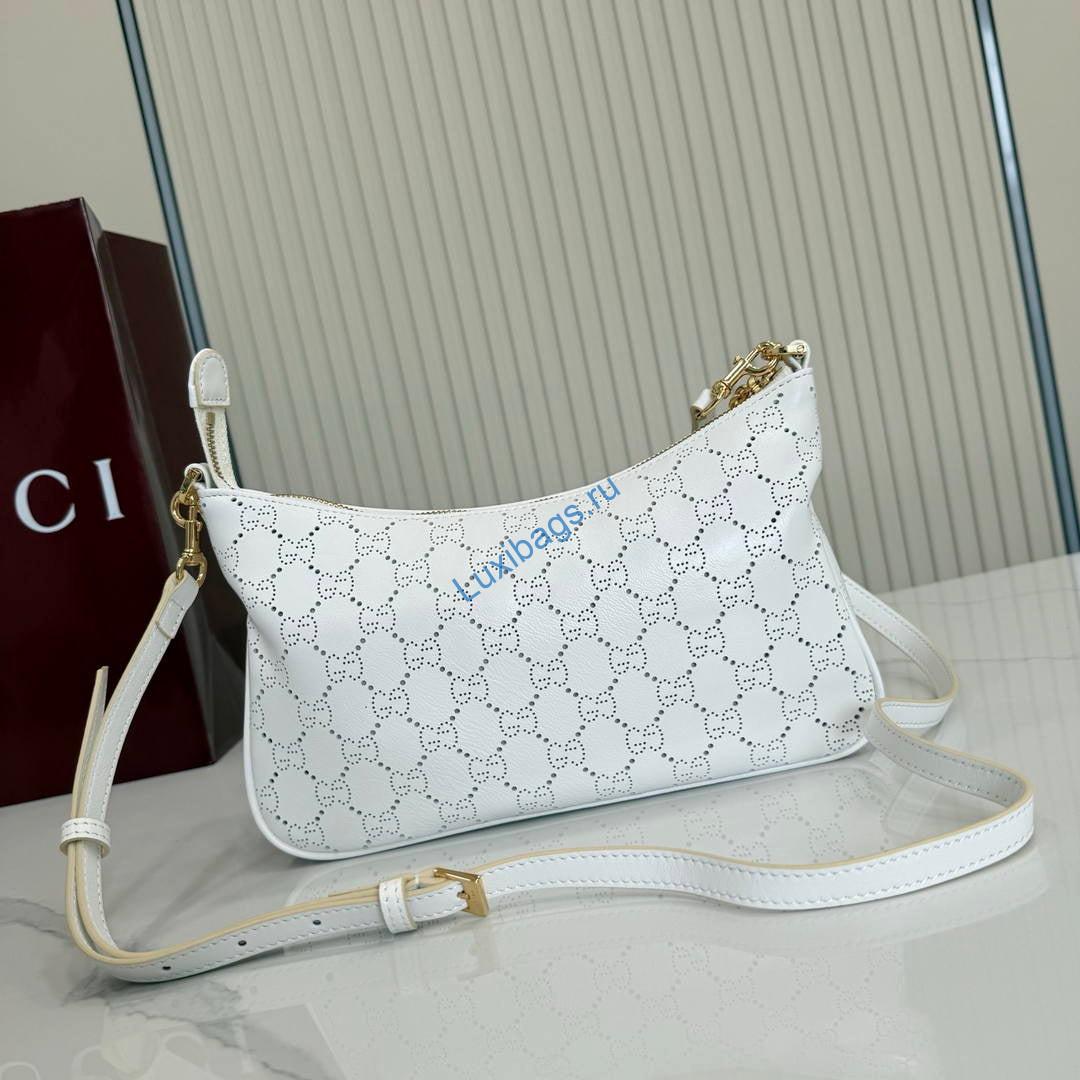 Gucci A0034B Lady Lunetta Chain small shoulder Black Canavs | gucci a0034b lady lunetta chain small shoulder bag 05