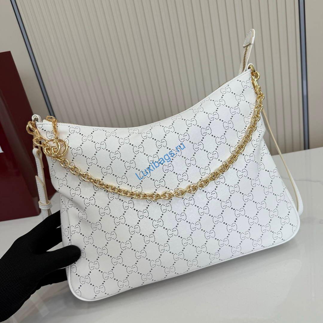 Gucci Lady Lunetta Chain medium shoulder bag A006OA | gucci lady lunetta chain medium shoulder bag 08