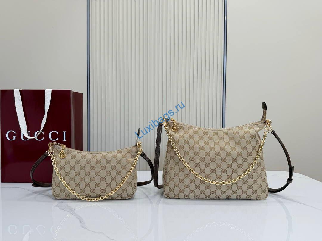 Gucci Lady Lunetta Chain medium shoulder bag A006OA | gucci lady lunetta chain medium shoulder bag 80