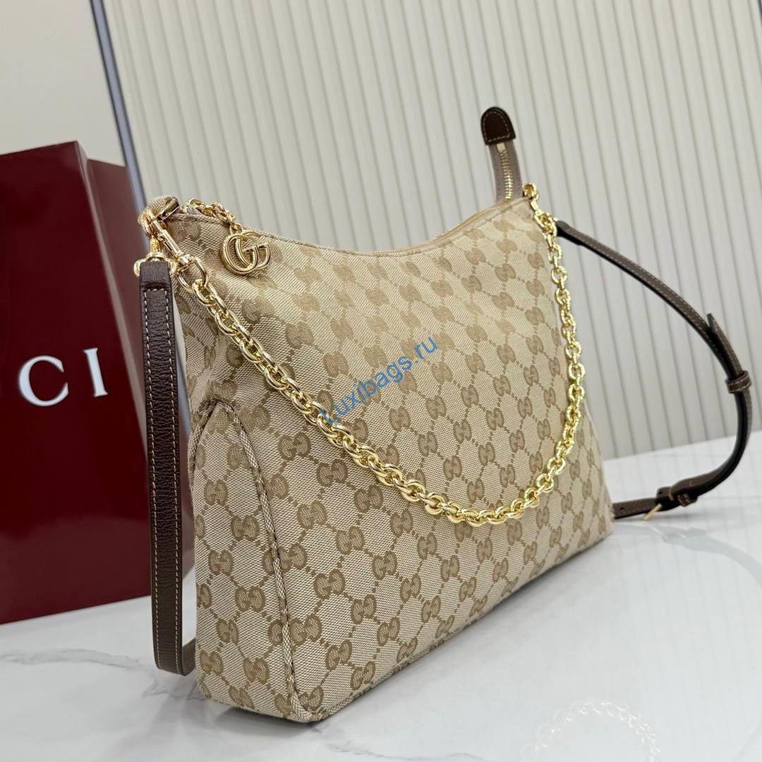 Gucci Lady Lunetta Chain medium shoulder bag A006OA | gucci lady lunetta chain medium shoulder bag 82