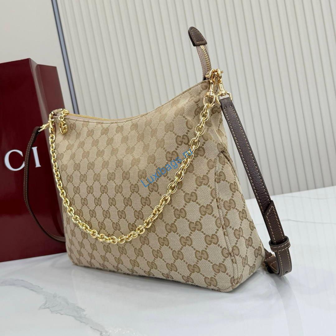 Gucci Lady Lunetta Chain medium shoulder bag A006OA | gucci lady lunetta chain medium shoulder bag 83