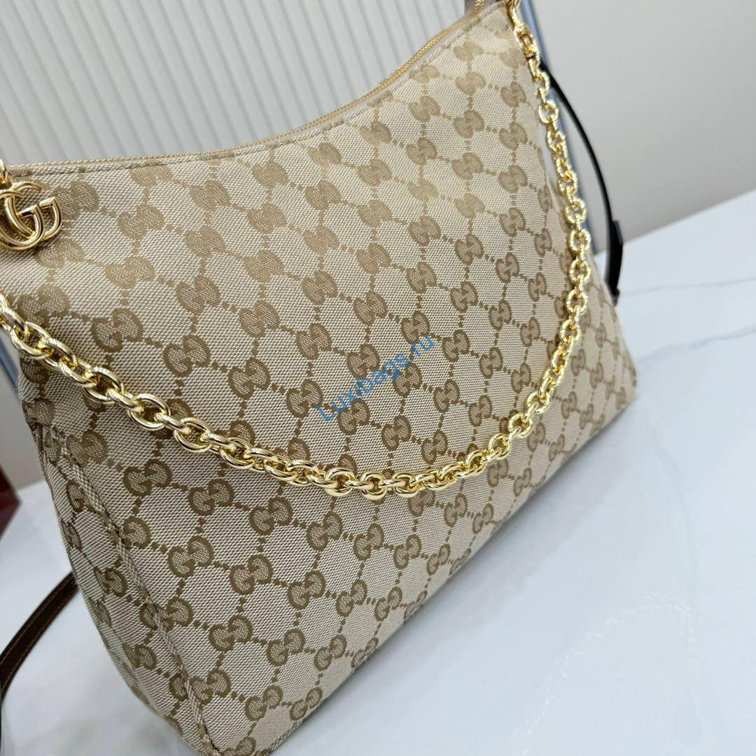Gucci Lady Lunetta Chain medium shoulder bag A006OA | gucci lady lunetta chain medium shoulder bag 87