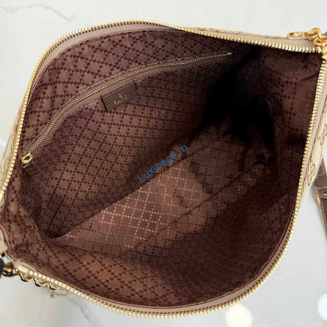 Gucci Lady Lunetta Chain medium shoulder bag A006OA | gucci lady lunetta chain medium shoulder bag 89