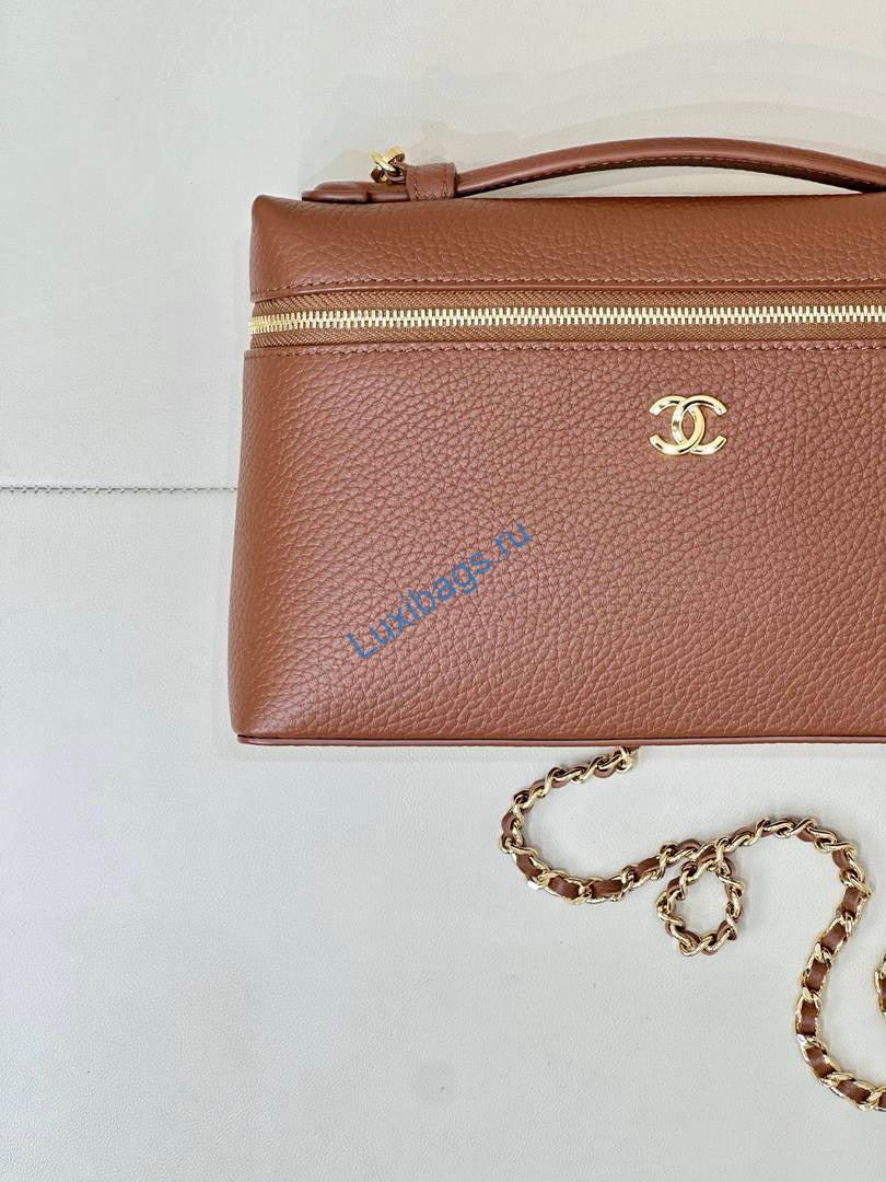 chanel large vanity with chain ap5347 brown 4 Chanel Large Vanity with chain AP5347 Brown | large vanity with chain ap5347 brown 05