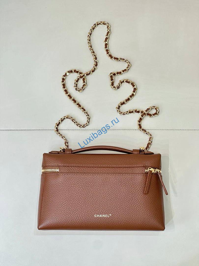 chanel large vanity with chain ap5347 brown 6 Chanel Large Vanity with chain AP5347 Brown | large vanity with chain ap5347 brown 07