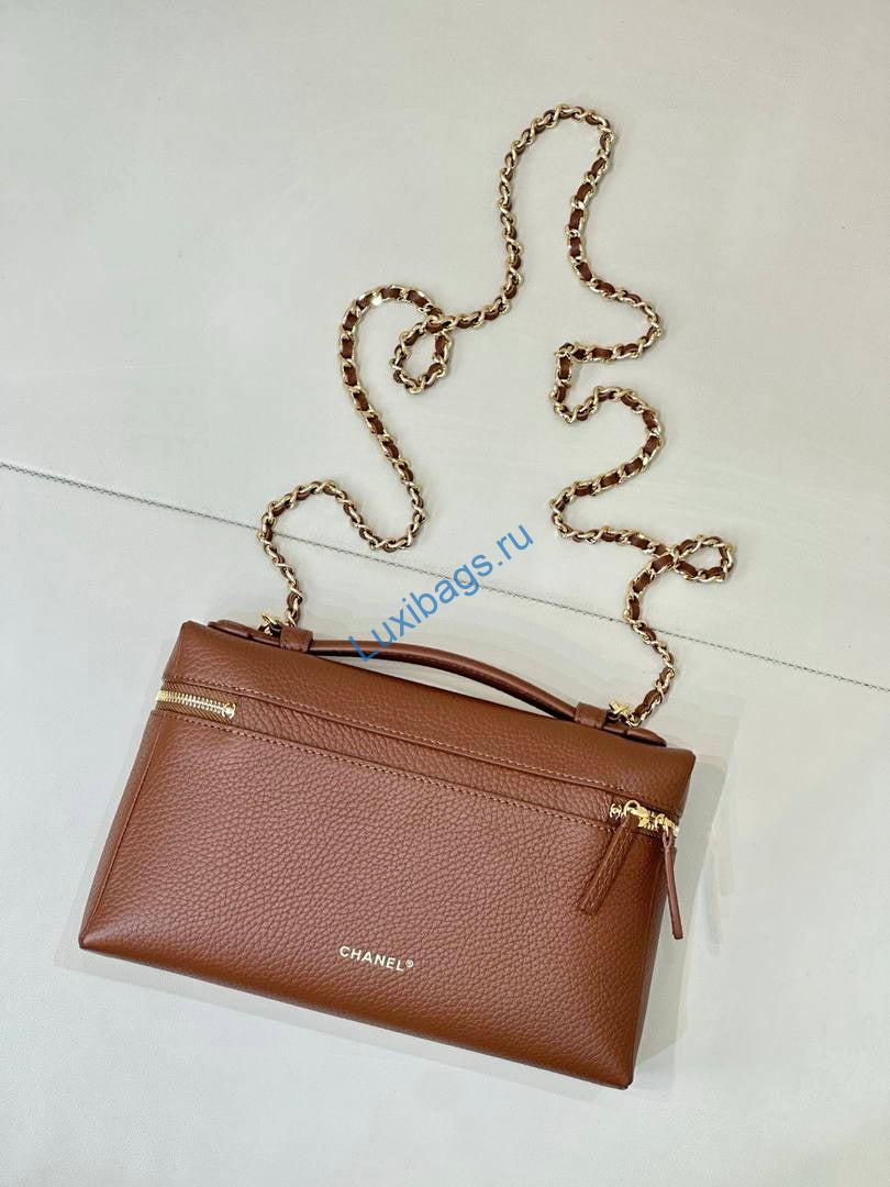 chanel large vanity with chain ap5347 brown 7 Chanel Large Vanity with chain AP5347 Brown | large vanity with chain ap5347 brown 08
