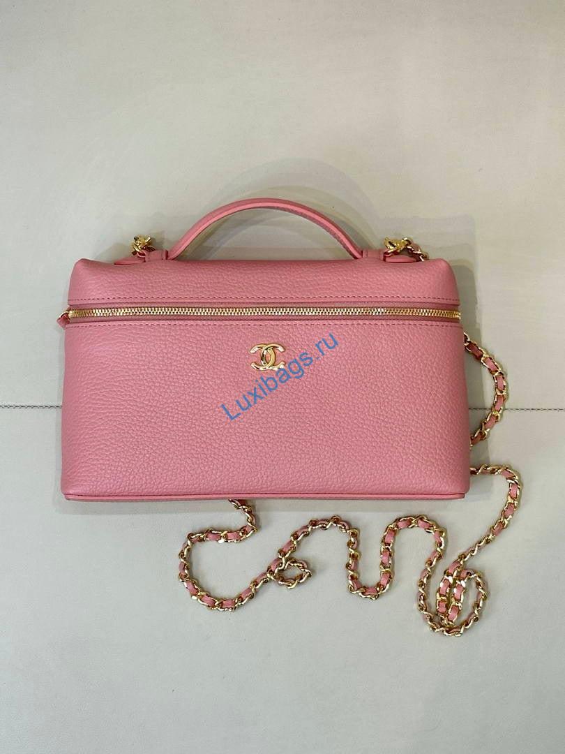 chanel large vanity with chain ap5347 pink 2 Chanel Large Vanity with chain AP5347 Pink | large vanity with chain ap5347 pink 03