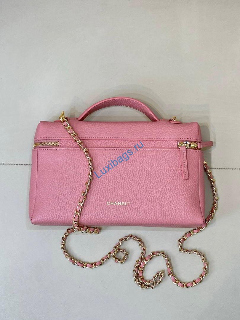 chanel large vanity with chain ap5347 pink 7 Chanel Large Vanity with chain AP5347 Pink | large vanity with chain ap5347 pink 08