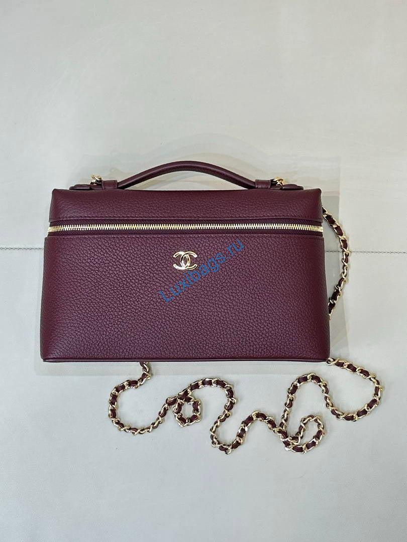 chanel large vanity with chain ap5347 wine red 1 Chanel Large Vanity with chain AP5347 Wine Red | large vanity with chain ap5347 wine red 02