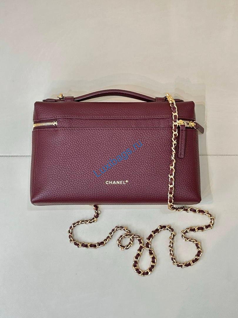 chanel large vanity with chain ap5347 wine red 6 Chanel Large Vanity with chain AP5347 Wine Red | large vanity with chain ap5347 wine red 07