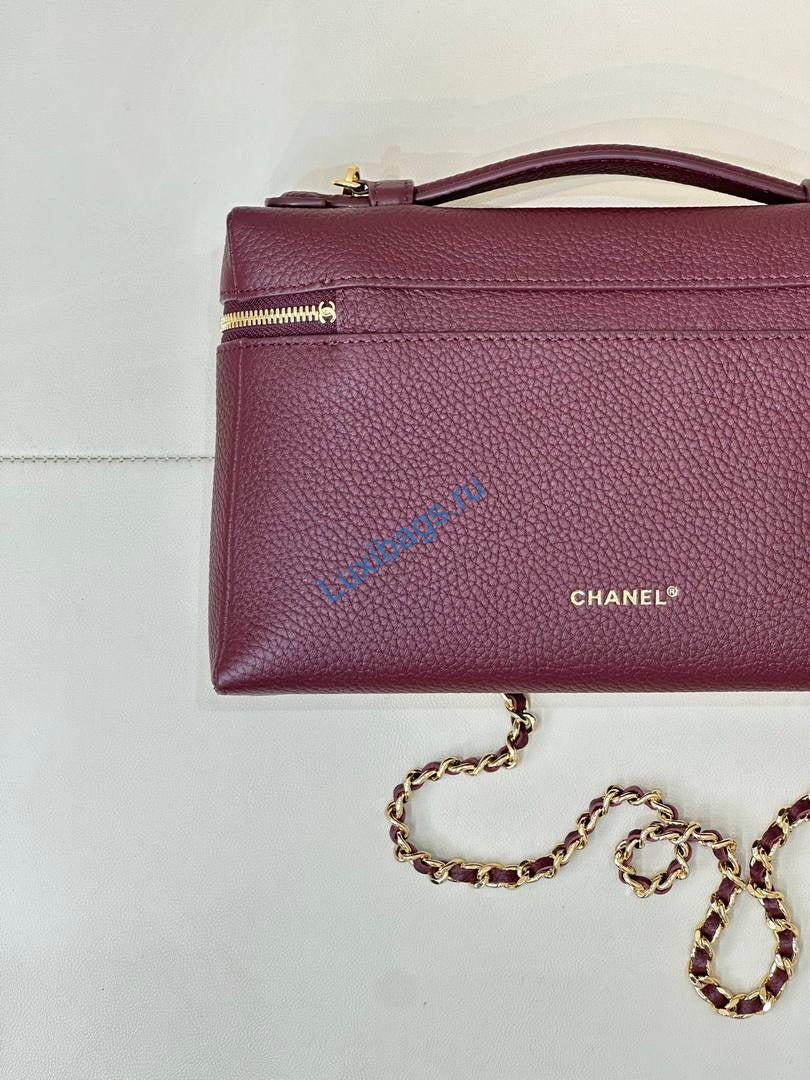chanel large vanity with chain ap5347 wine red 8 Chanel Large Vanity with chain AP5347 Wine Red | large vanity with chain ap5347 wine red 09