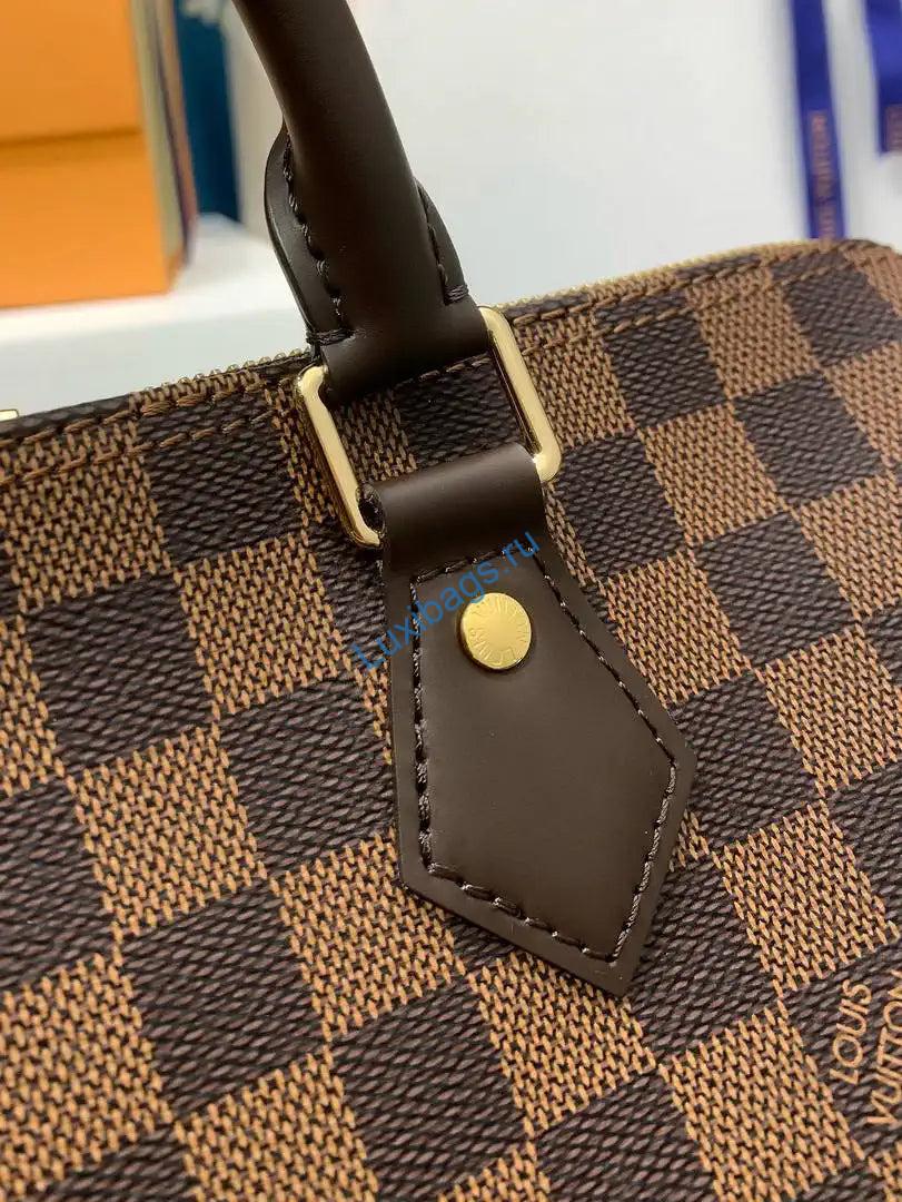 Louis Vuitton LV N40590 Speedy Bandouliere 30 Handbag Damier Ebene | louis vuitton lv n40590 speedy bandouliere 30 handbag damier ebene 11