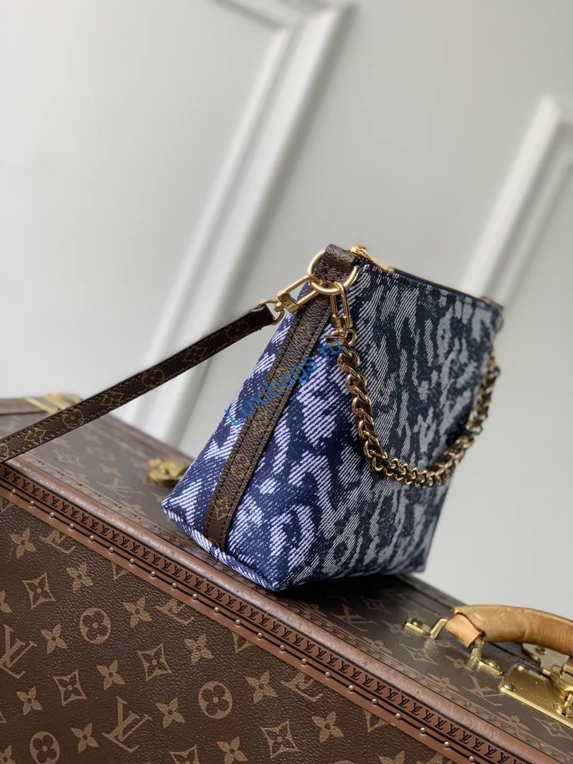 Louis Vuitton Multipass Mini Handbag LV M3A389 Silver Blue | louis vuitton multipass mini handbag lv m3a389 silver blue 02