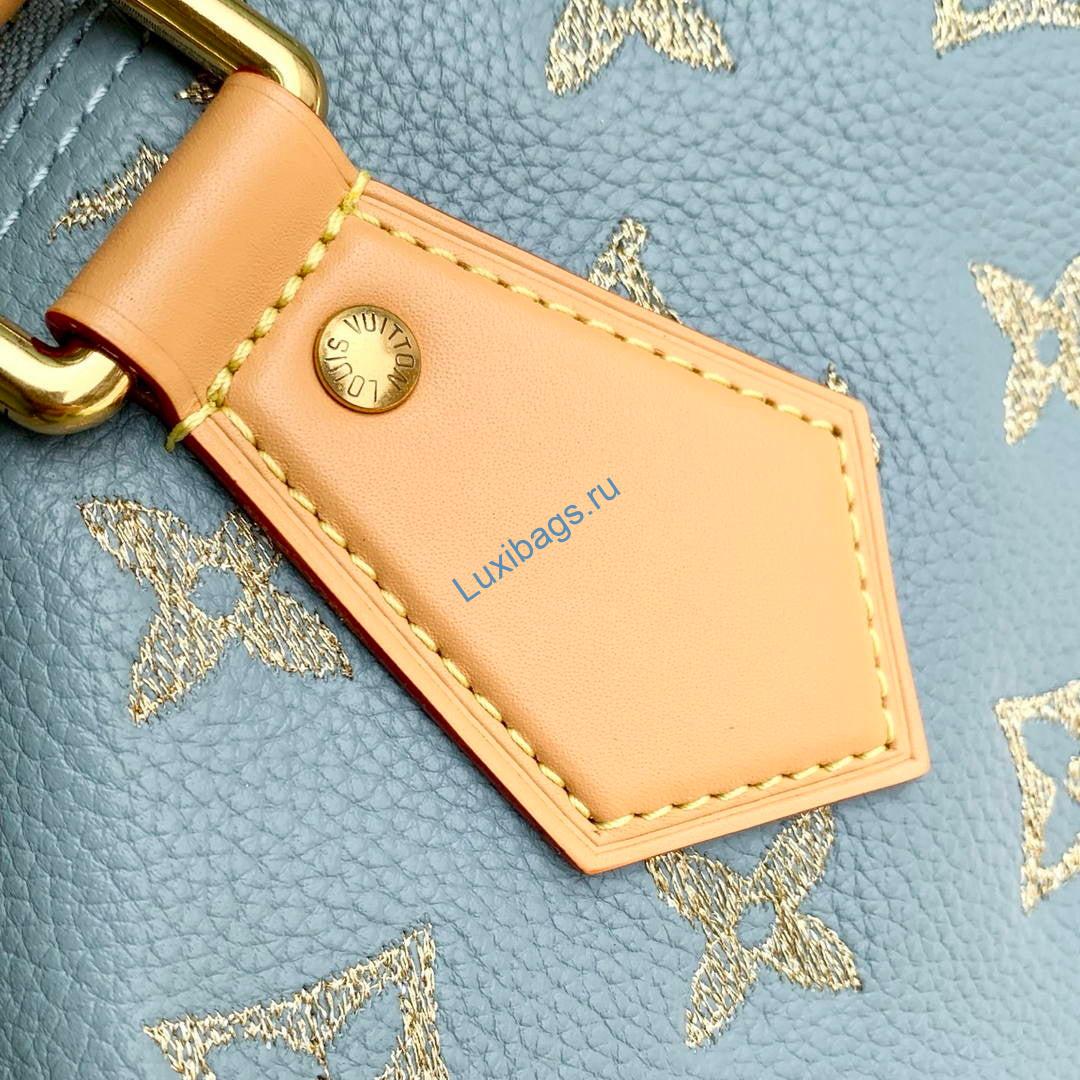 louis vuitton lv m28079 speedy p9 bandoulière 40 bag monogram leather sky blue 4 Louis Vuitton LV M28079 Speedy P9 Bandoulière 40 Bag Monogram Leather sky Blue | lv m28079 speedy p9 bandouliere 40 bag monogram leather sky blue 05