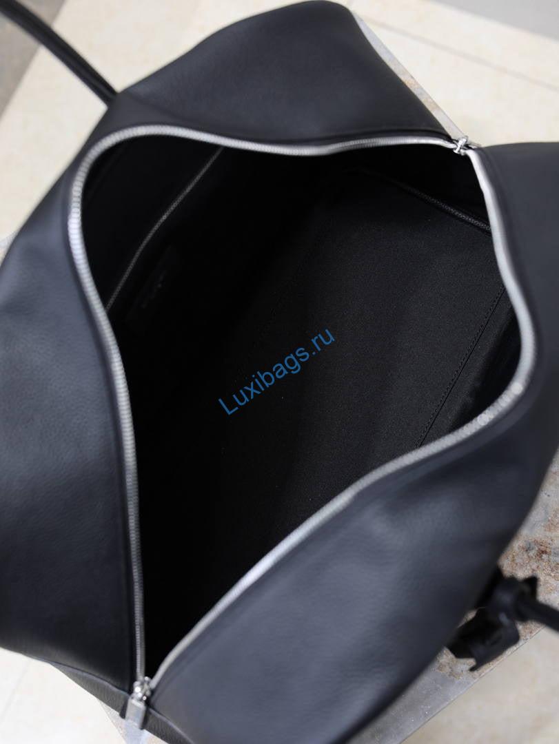 Saint Laurent YSL Sac De Jour Boston Large Nero grained leather 851687 Black Silver | sac de jour boston in grained leather 851687 118