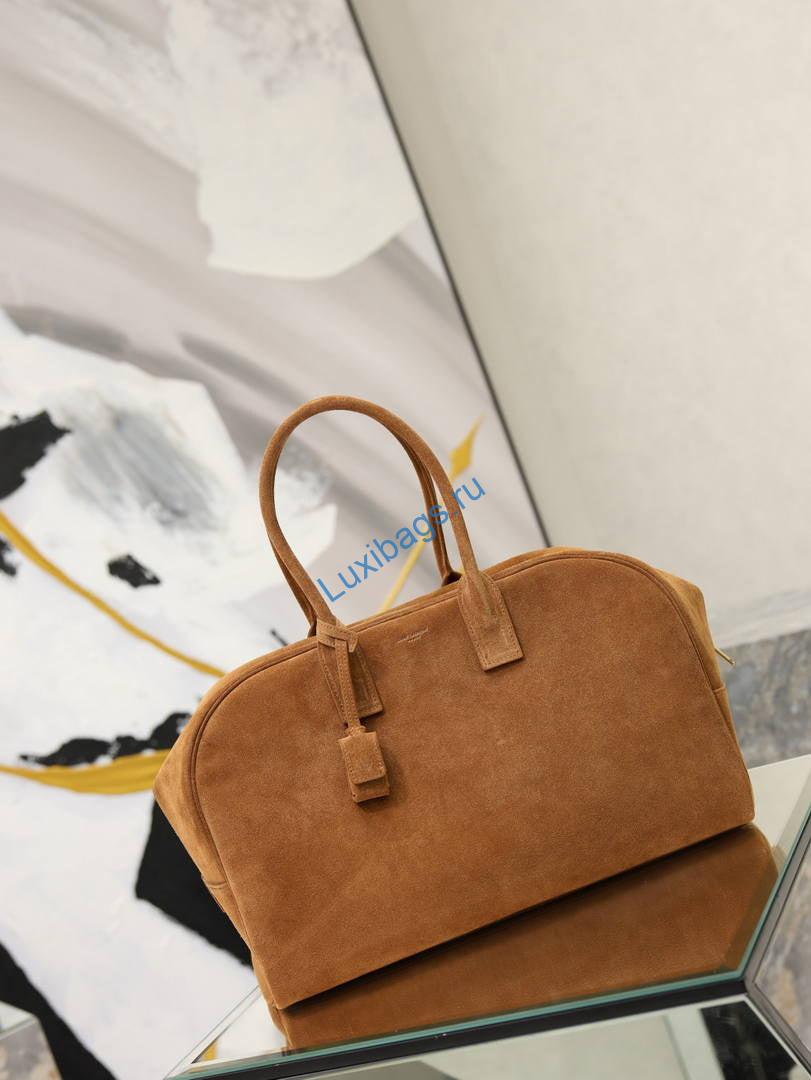 saint laurent ysl sac de jour boston large nero suede 851687 brown 1 Saint Laurent YSL Sac De Jour Boston Large Nero Suede 851687 Brown | sac de jour boston in suede leather 851687 02