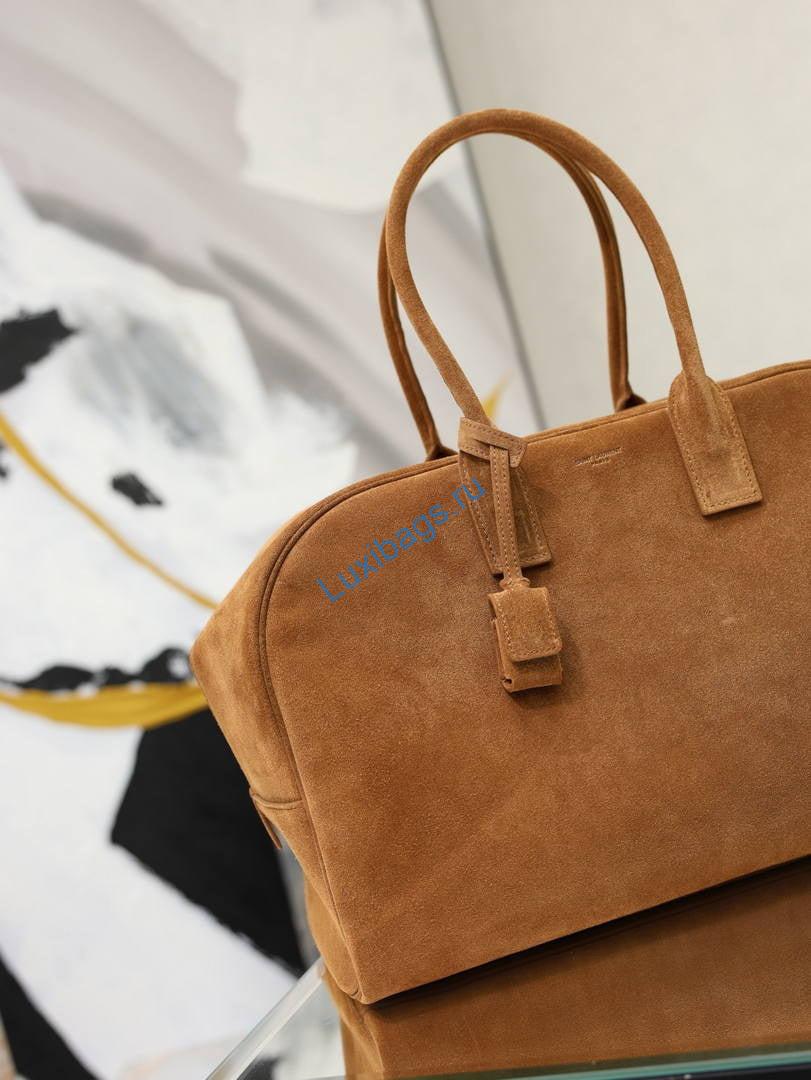 saint laurent ysl sac de jour boston large nero suede 851687 brown 2 Saint Laurent YSL Sac De Jour Boston Large Nero Suede 851687 Brown | sac de jour boston in suede leather 851687 03
