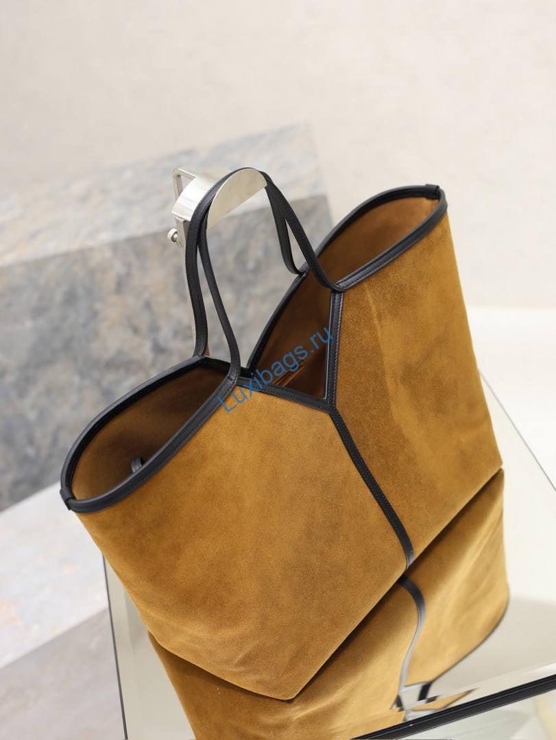 saint laurent ysl 869462 y suede leather tote brown 8 Saint Laurent YSL 869462 Y Suede Leather Tote Brown | saint laurent ysl 869462 y leather tote 09