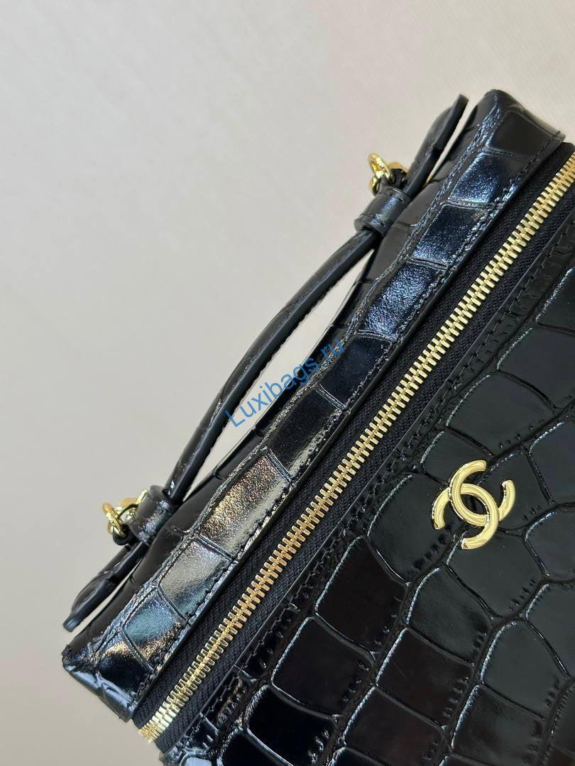 chanel small vanity with chain ap5346 crocodile embossed calfskin black 3 Chanel Small Vanity with chain AP5346 Crocodile Embossed Calfskin Black | small vanity with chain ap5346 crocodile embossed calfskin black 13