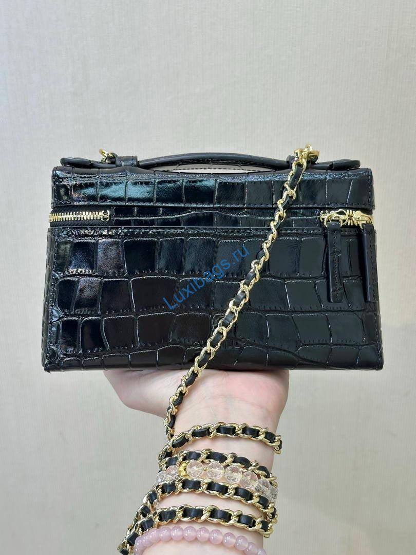 chanel small vanity with chain ap5346 crocodile embossed calfskin black 5 Chanel Small Vanity with chain AP5346 Crocodile Embossed Calfskin Black | small vanity with chain ap5346 crocodile embossed calfskin black 15