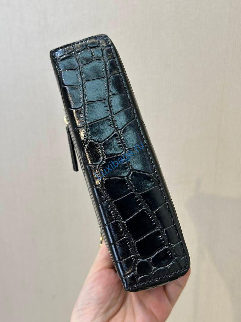 chanel small vanity with chain ap5346 crocodile embossed calfskin black 7 Chanel Small Vanity with chain AP5346 Crocodile Embossed Calfskin Black | small vanity with chain ap5346 crocodile embossed calfskin black 17